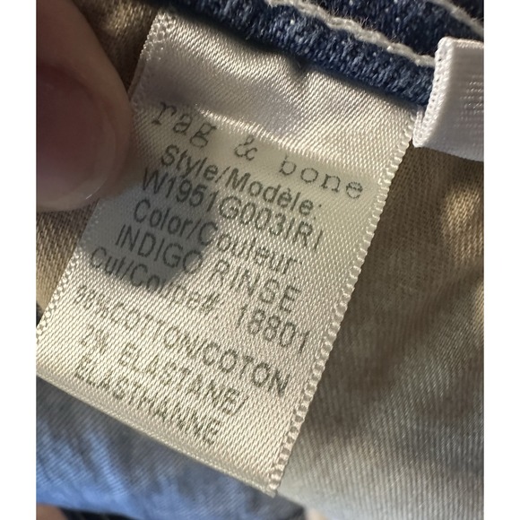 RAG & BONE Women's Derby Jean Shorts In Indigo Rinse Size 28 - NEW WITH TAGS - Picture 5 of 7